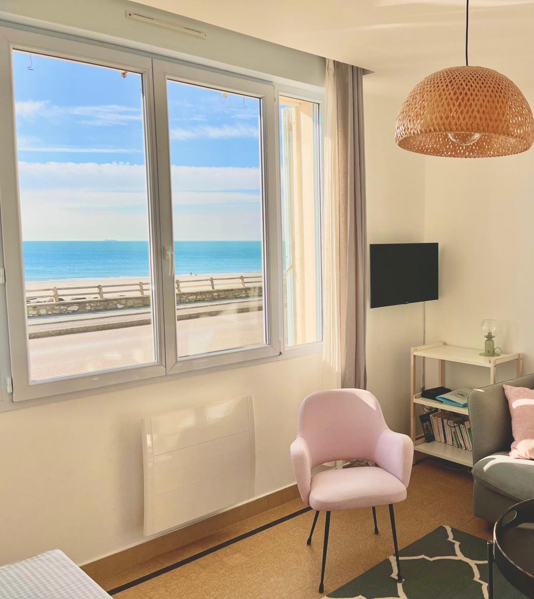 La Maison - Ambleteuse - Vue Sur Mer Et Jardin Luaran gambar
